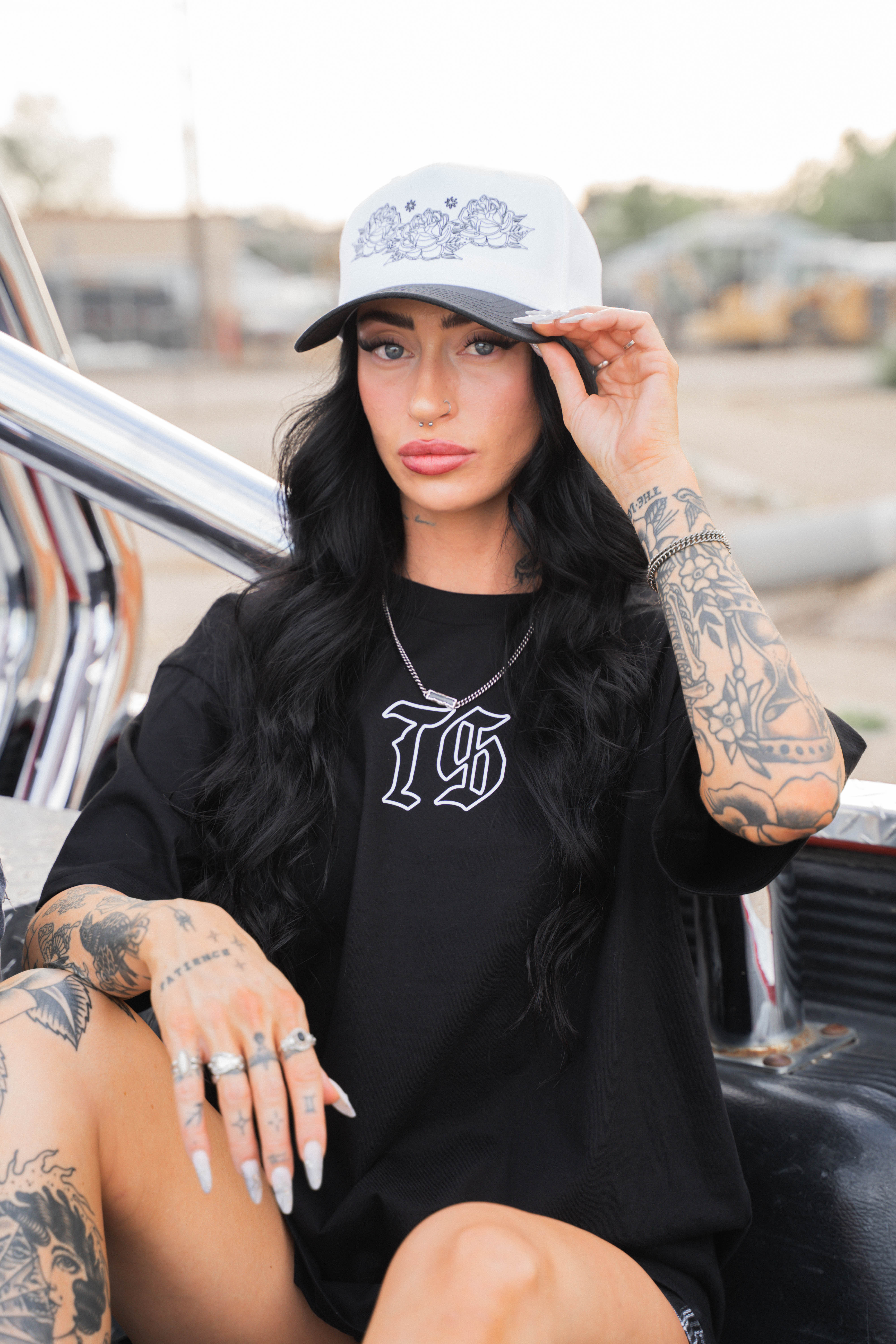 Traditional Linework T-Shirt - Black